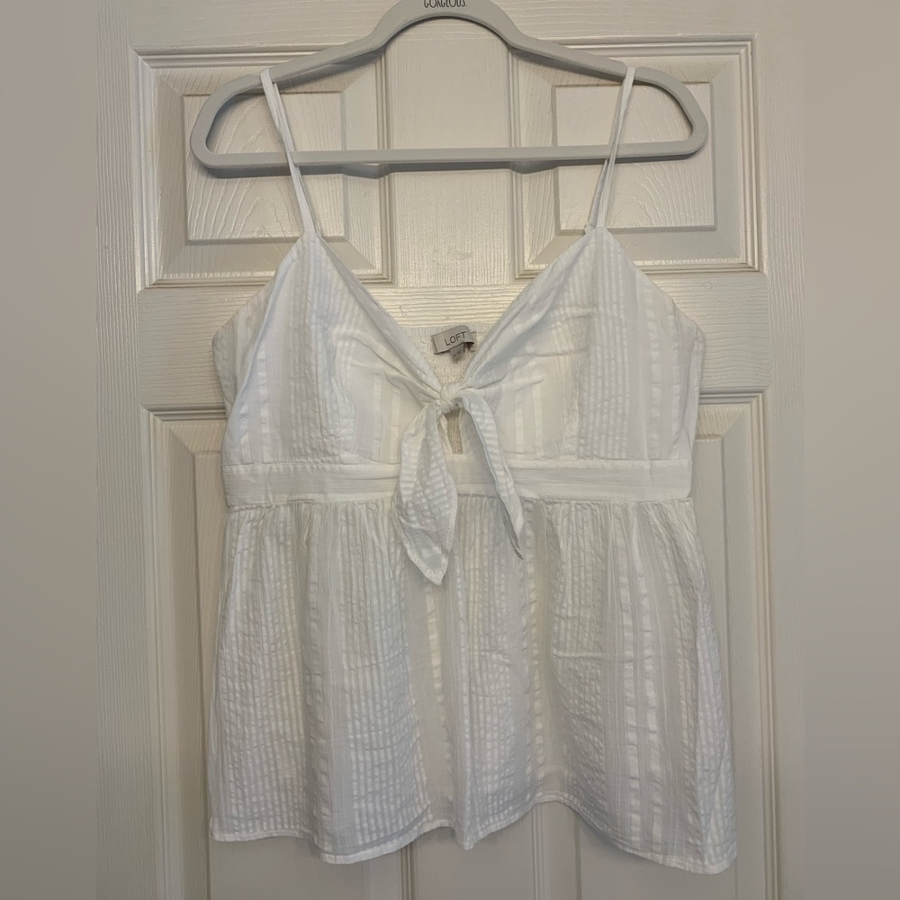 Loft bow front cami